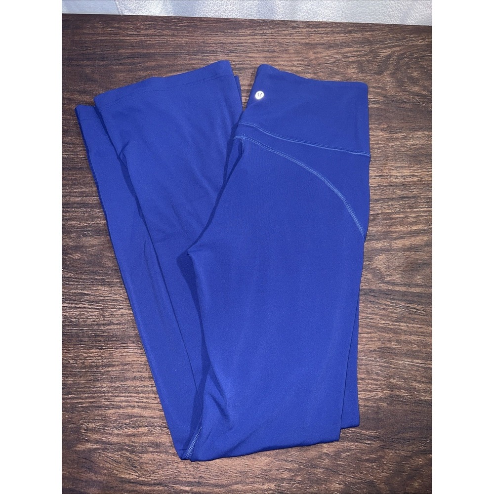 Lululemon Groove Super High Rise Flare Pant Nulu Size 8 Psychic Blue